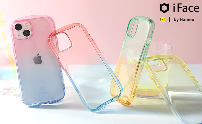 大人気グラデーションカラーのクリアケース「iFace Look in Clear Lolly」が対応機種拡大!