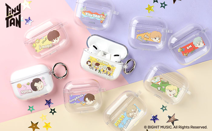 BTSのキャラクター「TinyTAN」と「iFace」 のコラボAirPodsケースに「Dynamite」柄が登場!