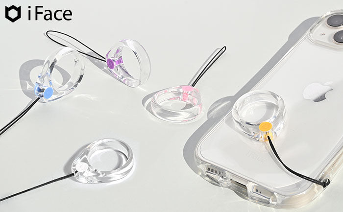 透明感のあるシンプルなデザイン。iFace Look in Clearのリングストラップが新発売