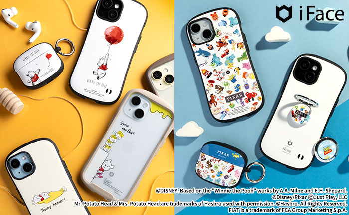 定番の「 iFace First Class」シリーズに 「ディズニー&ピクサーキャラクター」の新デザインが登場!