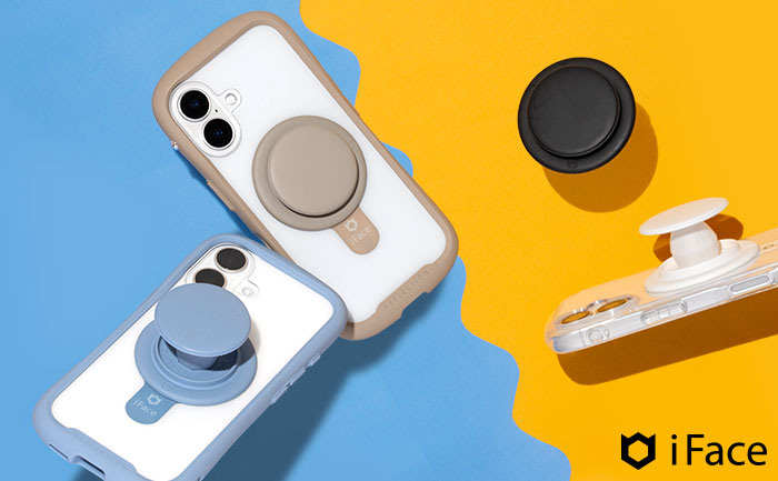 「iFace」MagSafeに特化した「MagSynq」シリーズから 引っ張って飛び出すスマホアクセサリー 「MagSynq Grip Holder」が初登場!