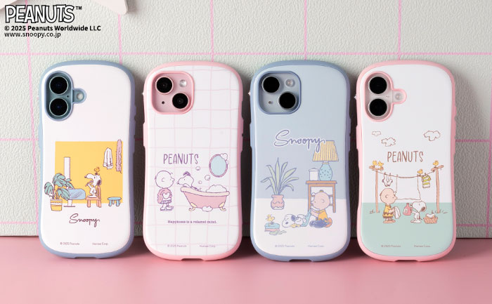 ふんわりパステルカラーがかわいい 「PEANUTS」の新デザインのスマホケースが「iFace」から新登場!