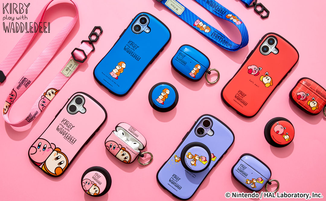 iFaceからカービィ&ワドルディ新デザインのモバイルアクセサリーが登場