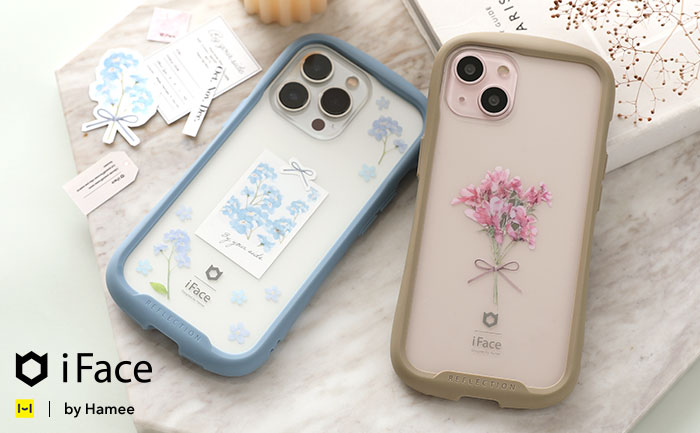 ドライフラワーデザインiFaceインナーシートに新柄2種が登場 |キャンペーンも開催