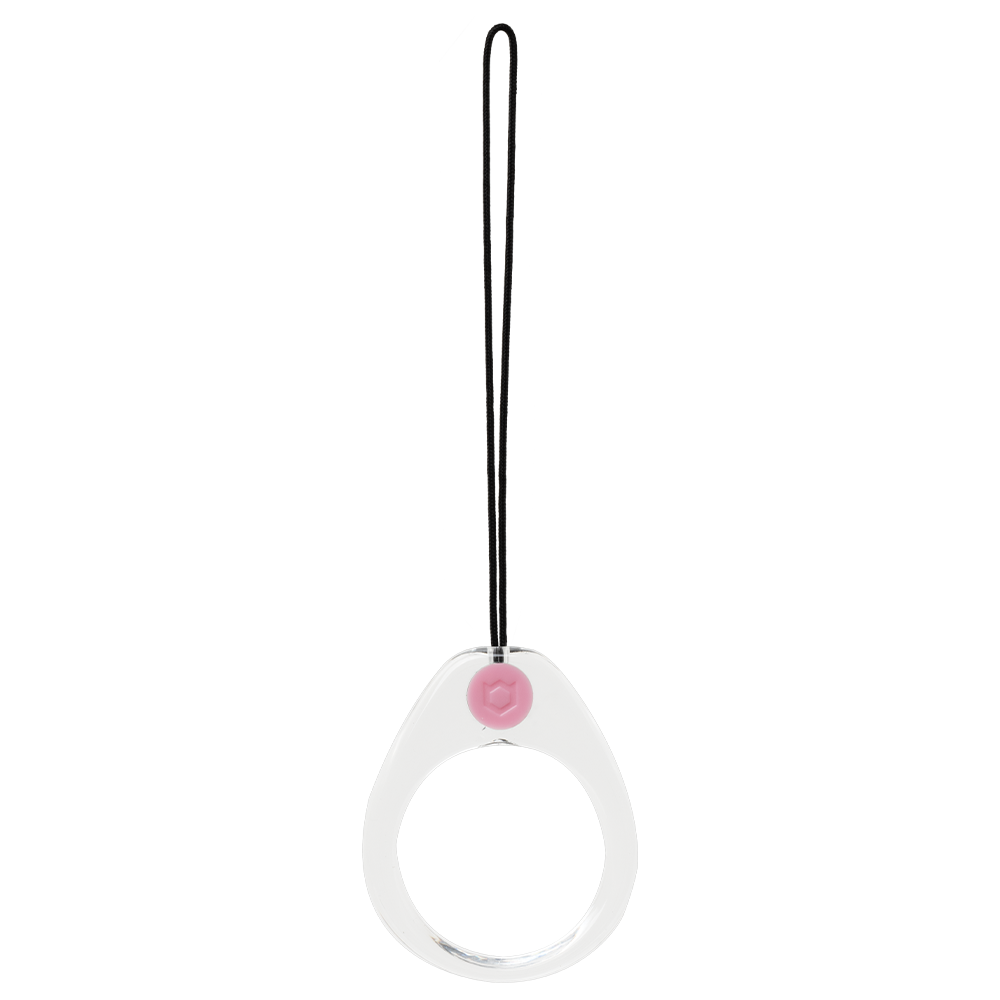 【終売】iFace Look in Clear Hard リングストラップ