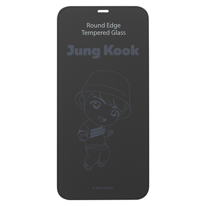 【終売】TinyTAN iFace Round Edge Tempered Glass Screen Protector ラウンドエッジ強化ガラス 画面保護シート