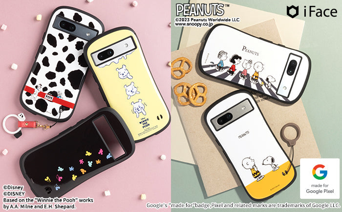 Google Pixel 7a 専用「iFace First Class ケース」からPEANUTSデザイン&ディズニーデザインが登場！