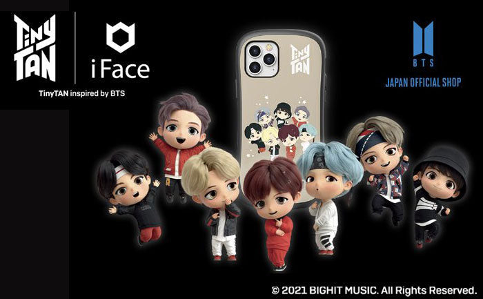 「TinyTAN ｜ iFace 」BTS JAPAN OFFICIAL SHOPでの予約販売開始！