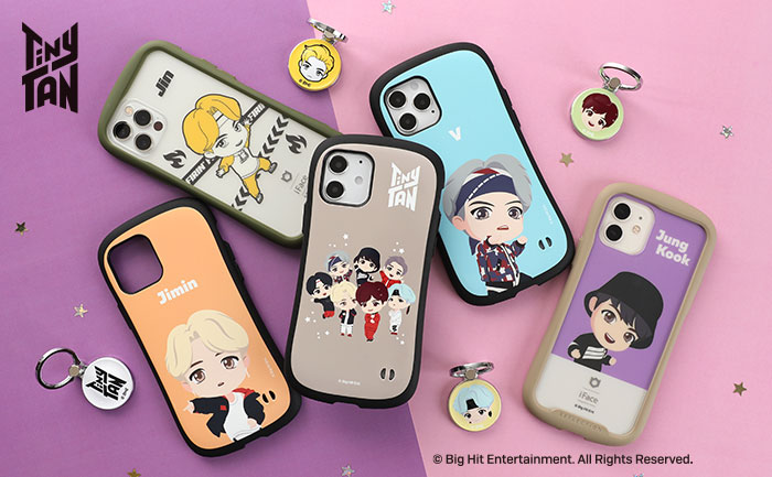 TinyTAN」│「iFace」 のコラボレーション商品 BTSのキャラクター