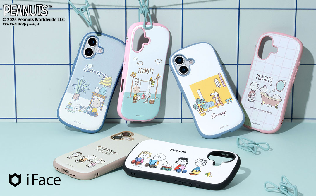 iPhone 17 シリーズ対応！「PEANUTS」デザインのiFace First Class