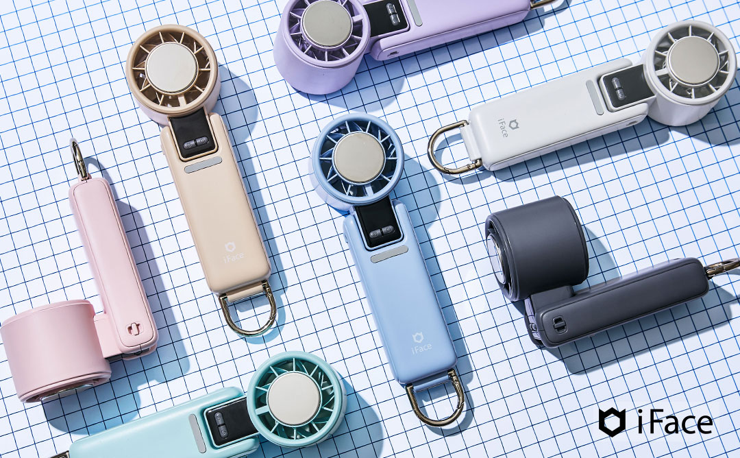 「iFace」初のポータブルファン登場！ 冷却プレート搭載×3WAY仕様の多機能モデル