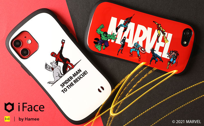 iPhone 12/12 Pro/SE(第2世代)/8/7対応の 「MARVELロゴ」と「スパイダーマン」の最高にクールなデザインが登場
