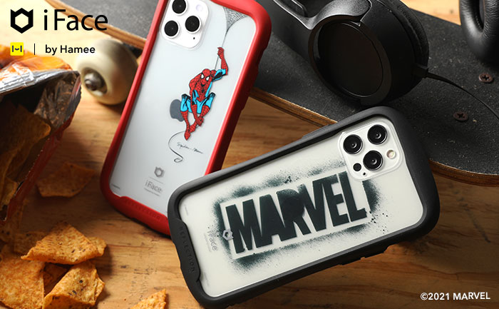 【2021年8月発売】ユニセックスで楽しめる最高にクールな「MARVEL(マーベル)」デザインが「iFace」インナーシートから登場