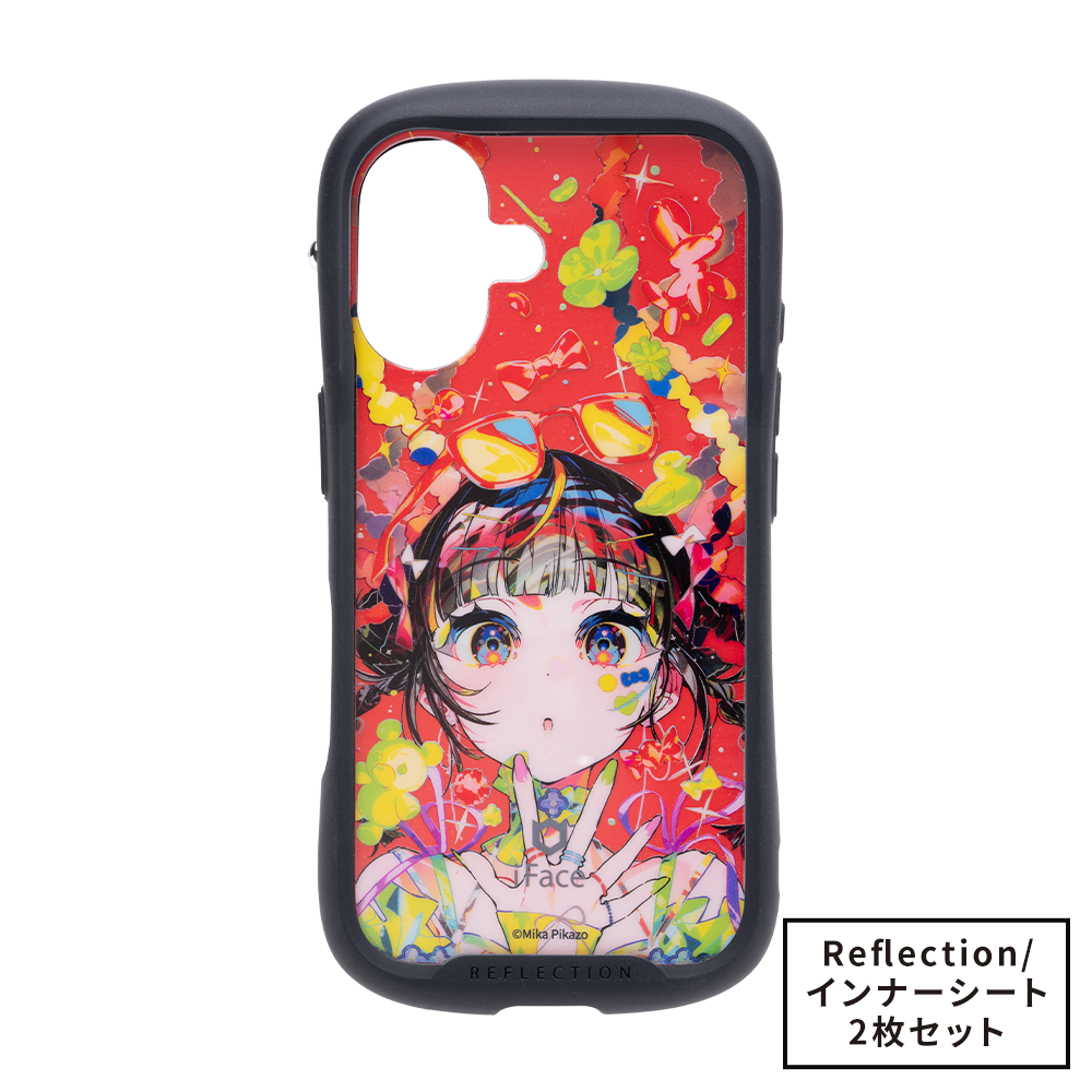 Mika Pikazo iFace Reflection強化ガラスクリアケース/インナーシート 2枚セット