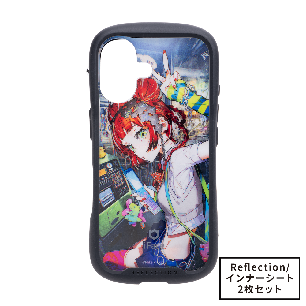 Mika Pikazo iFace Reflection強化ガラスクリアケース/インナーシート 2枚セット