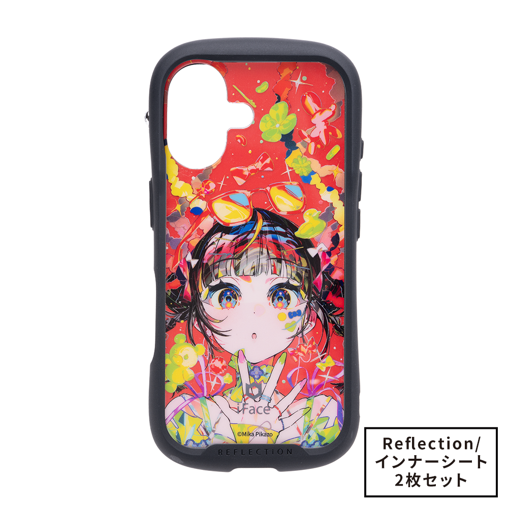 Mika Pikazo iFace Reflection強化ガラスクリアケース/インナーシート 2枚セット