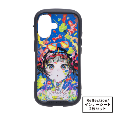Mika Pikazo iFace Reflection強化ガラスクリアケース/インナーシート 2枚セット