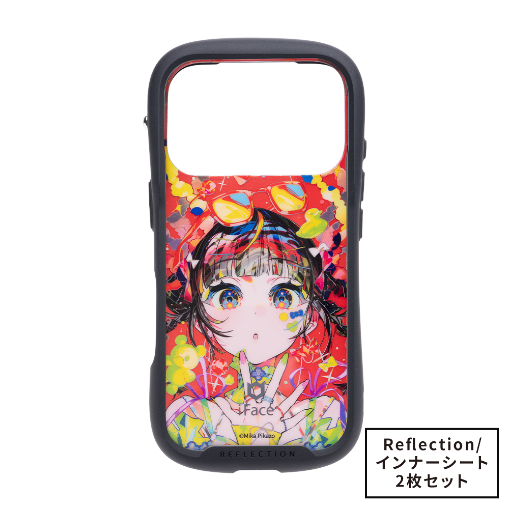 Mika Pikazo iFace Reflection強化ガラスクリアケース/インナーシート 2枚セット