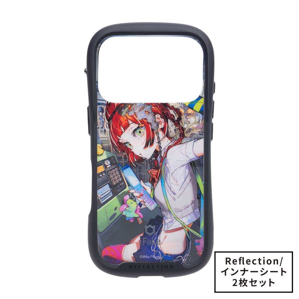 Mika Pikazo iFace Reflection強化ガラスクリアケース/インナーシート 2枚セット