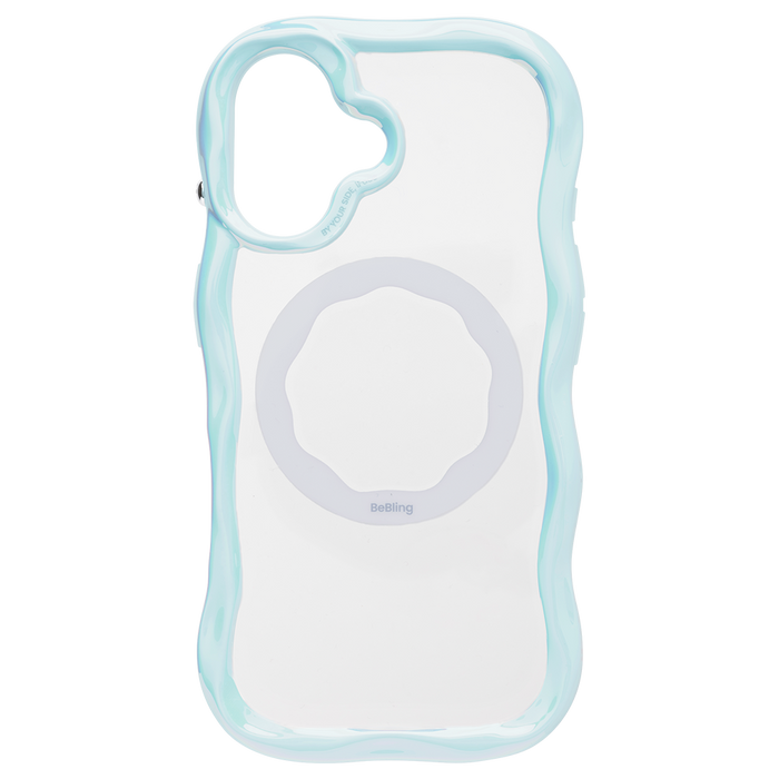 iFace BeBling Wave MagSynqケース ホワイトオーロラ