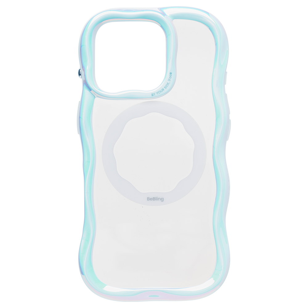 iFace BeBling Wave クリアケース ホワイトオーロラ