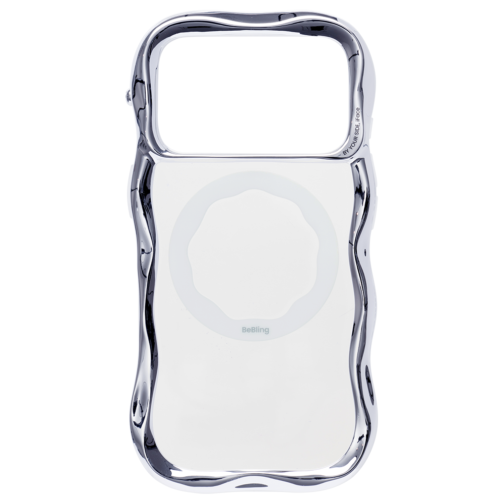 iFace BeBling Wave MagSynqケース（シルバー）