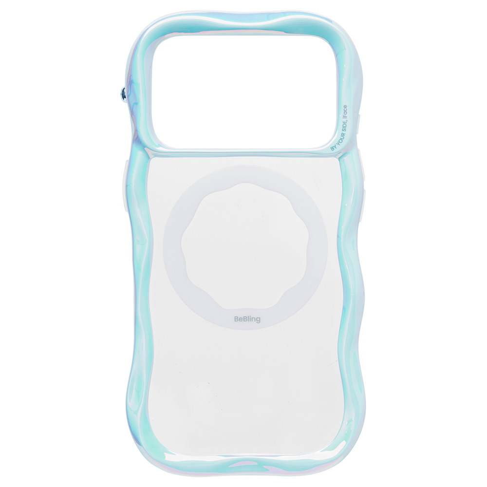 iFace BeBling Wave MagSynqケース（ホワイトオーロラ）