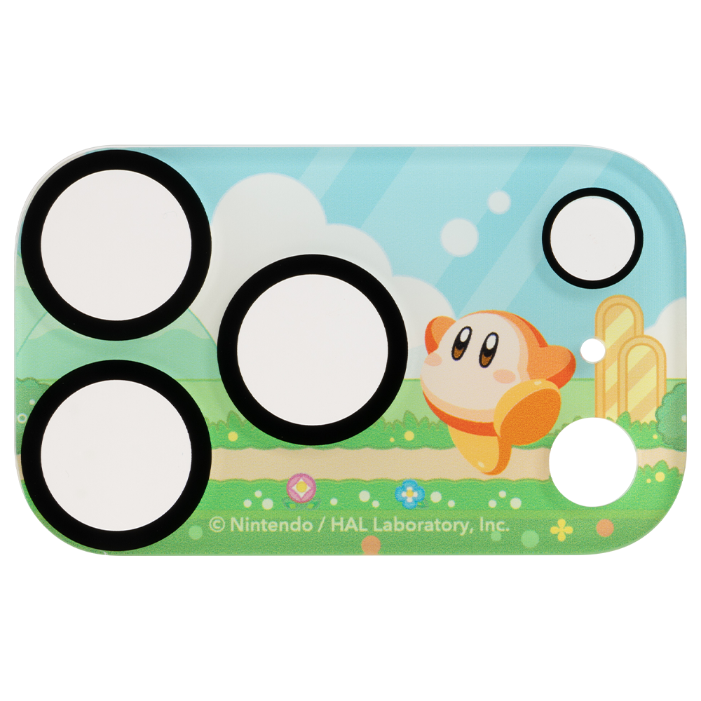 星のカービィ iFace 強化ガラス カメラレンズプロテクター
