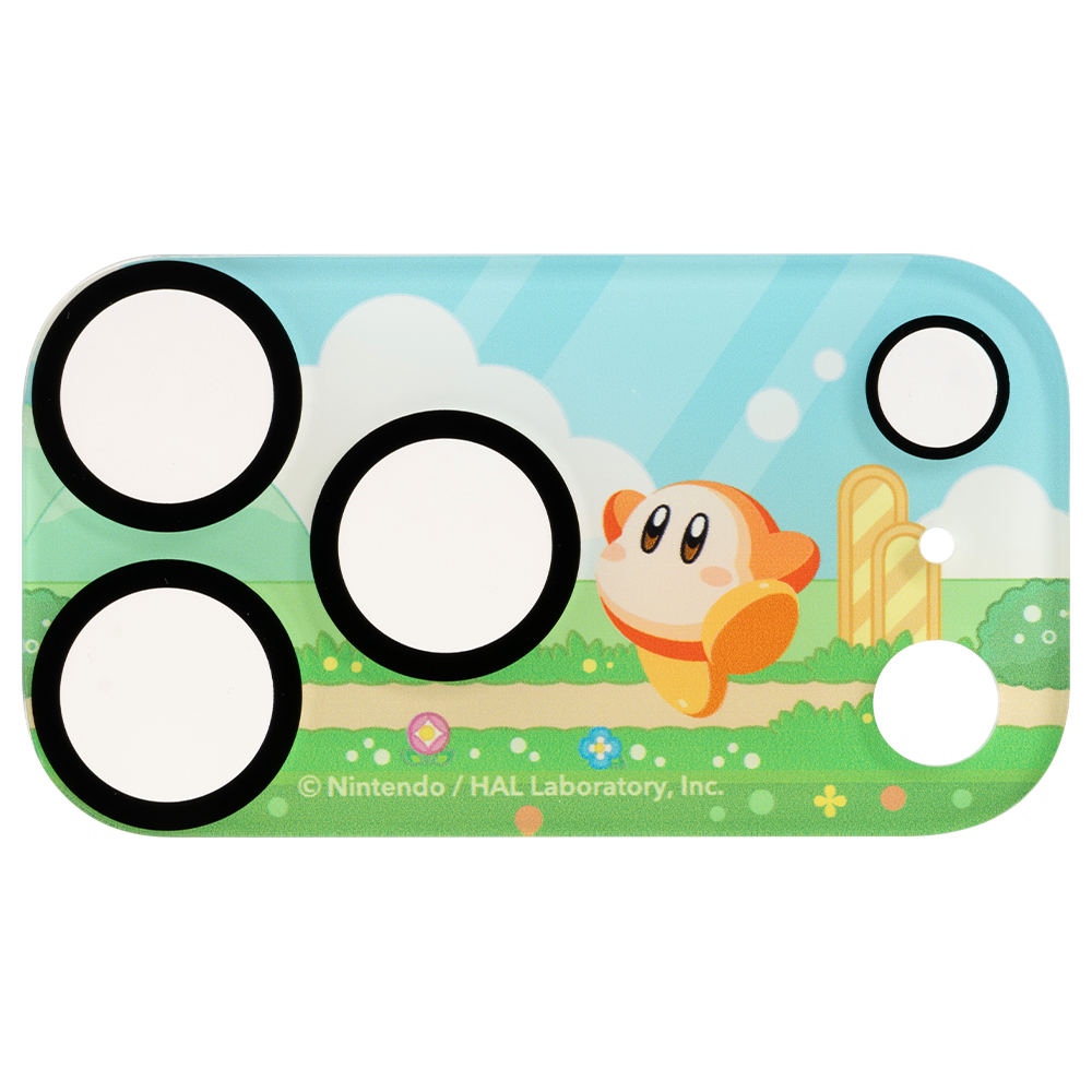 星のカービィ iFace 強化ガラス カメラレンズプロテクター