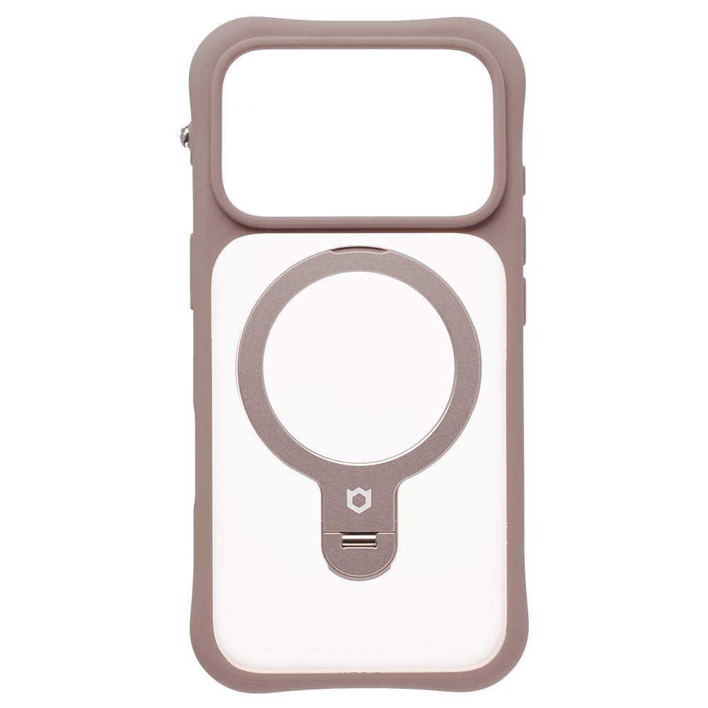 iFace Leany MagSynq スタンドケース（モカベージュ）
