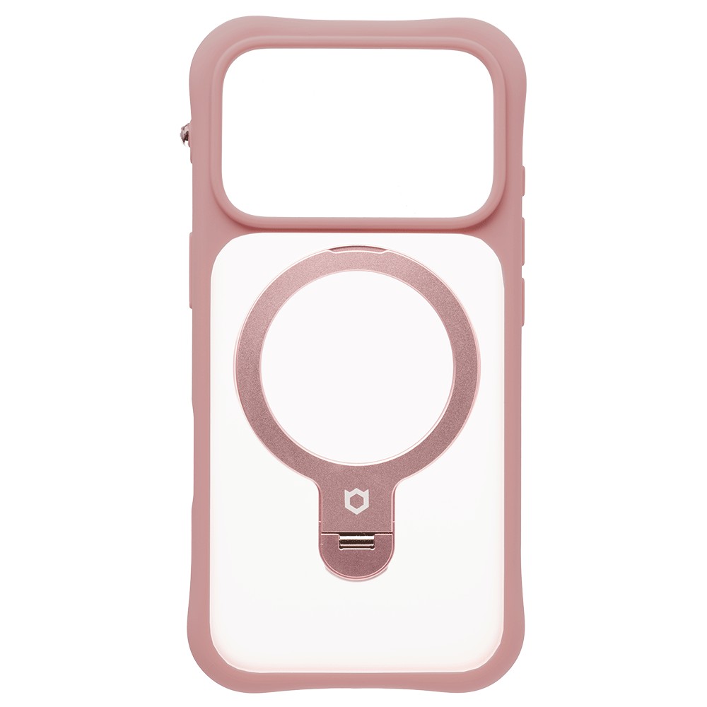 iFace Leany MagSynq スタンドケース（ダスティピンク）