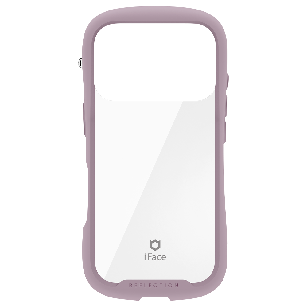 iFace Reflection 強化ガラスクリアスマホケース（ラベンダー）