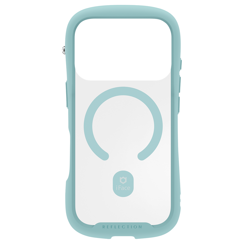 iFace Reflection MagSynq 強化ガラスクリアスマホケース（ペールグリーン）