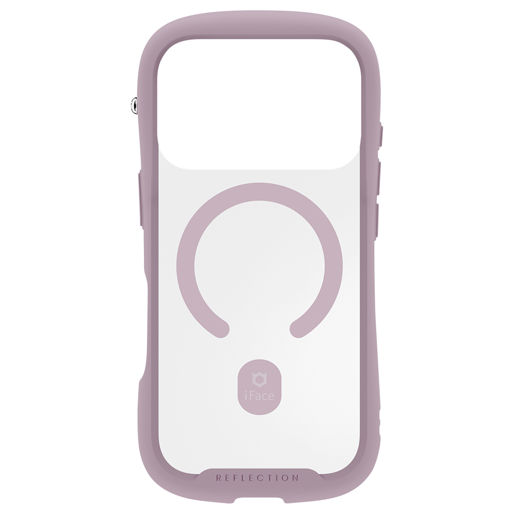 iFace Reflection MagSynq 強化ガラスクリアスマホケース（ラベンダー）