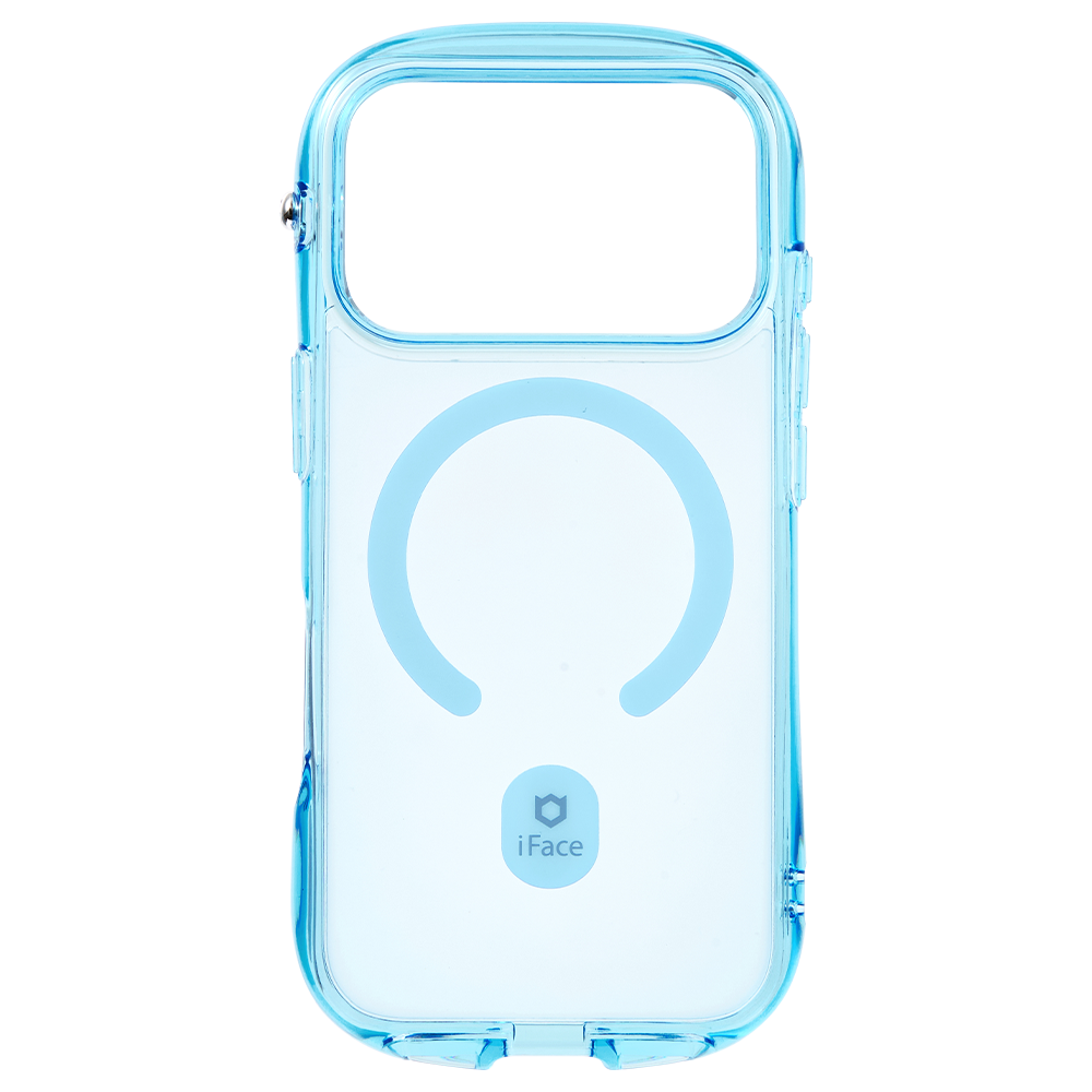 iFace Look in Clear Hybrid MagSynqスマホケース（ブルー/フロスト）
