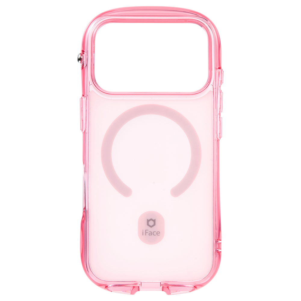 iFace Look in Clear Hybrid MagSynqスマホケース（ピンク/フロスト）