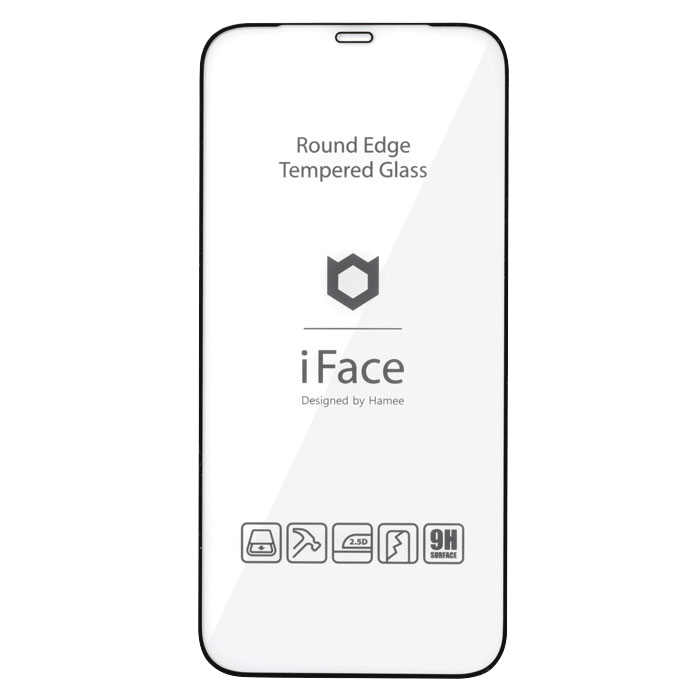 iFace Round Edge Tempered Glass Screen Protector ラウンドエッジ強化ガラス 画面保護シート