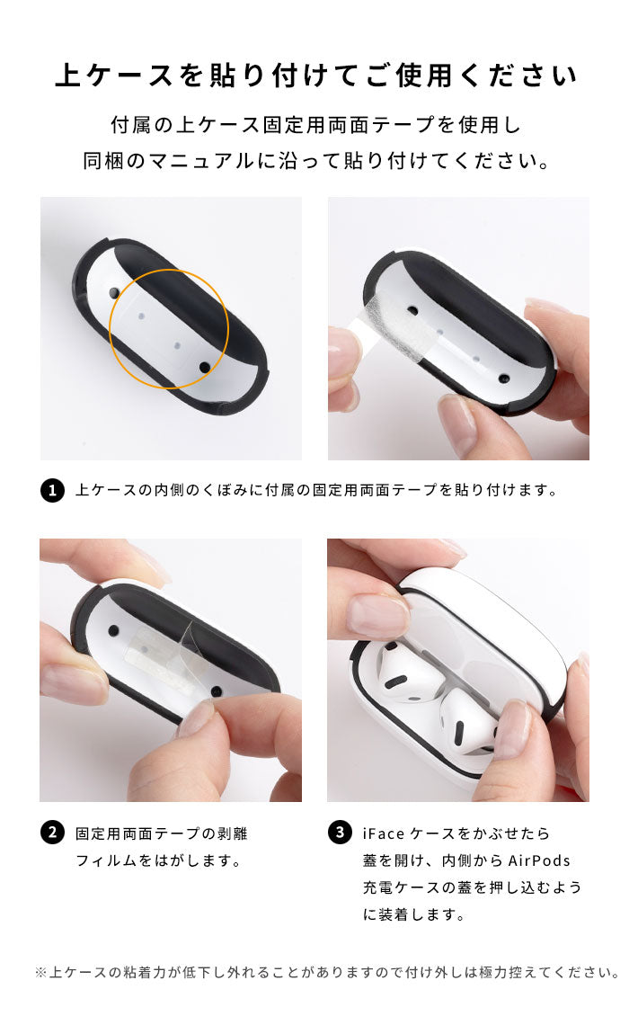 AirPods本体 充電ケース付属 iFace First Class AirPodsケース