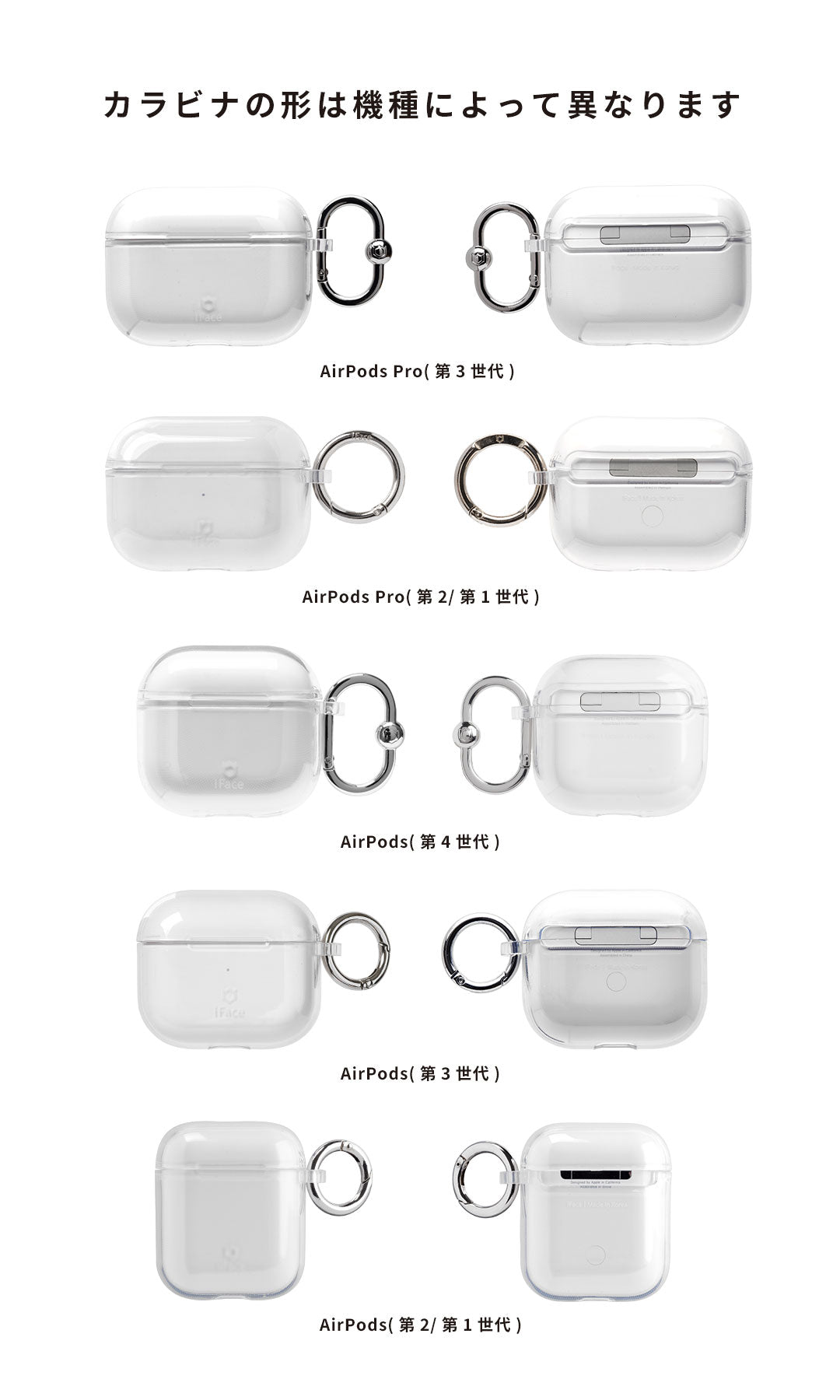 iFace Look in Clear AirPodsケース