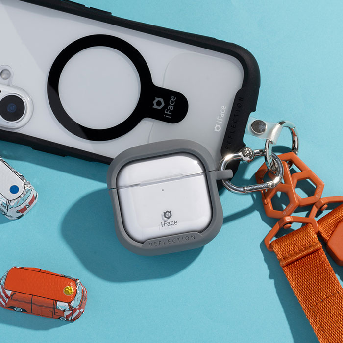 iFace Reflection AirPods ケース ブラック iFace Reflection AirPodsケース
