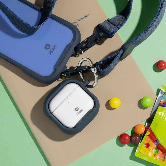 iFace Reflection AirPods ケース ブラック iFace Reflection AirPodsケース
