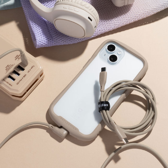 Apple iPhone 13 256GB 本体+iFaceケース+純正ケーブル iFace Type-C to Type-C ケーブル 1.2m