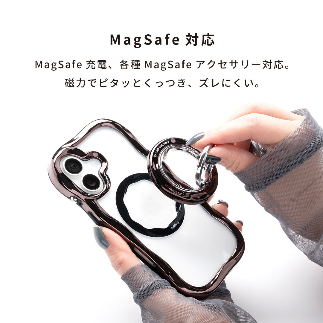 iFace BeBling Wave MagSynq クリアケース