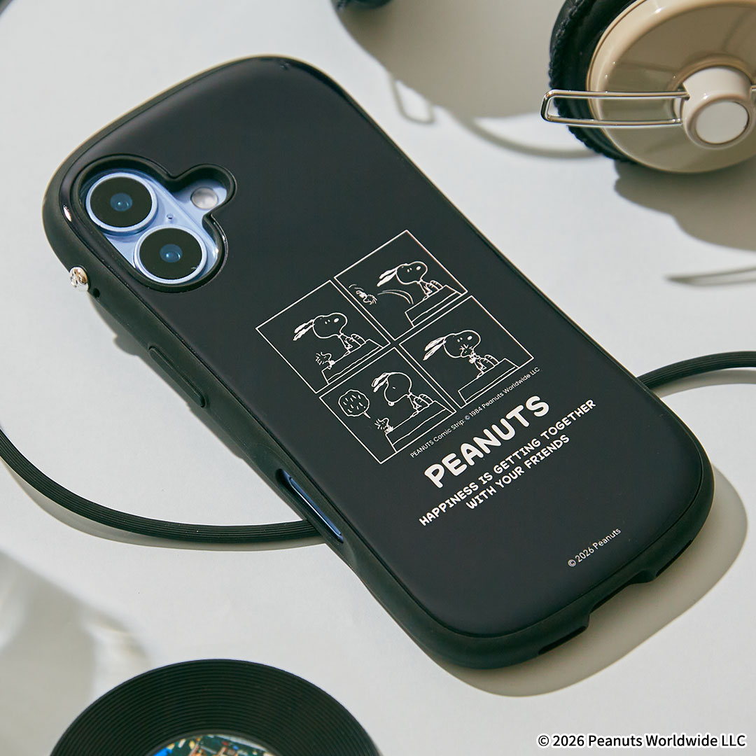 PEANUTS/ピーナッツ iFace First Class Cafe MagSynqケース