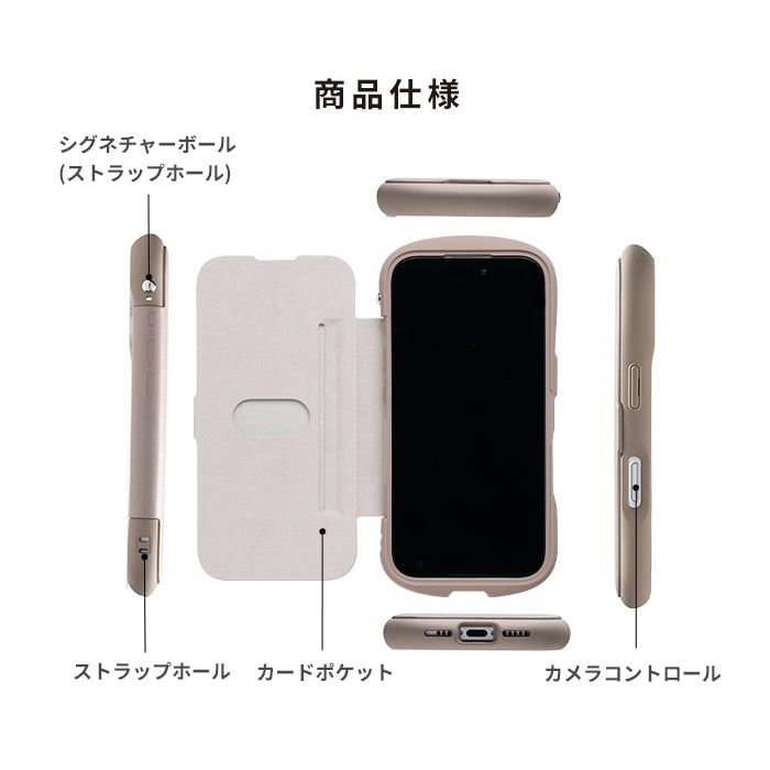 iFace Reflection ダイアリー ポリカーボネート クリア スマホケース