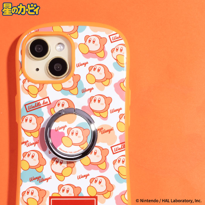 星のカービィ iFace Finger Ring Holder フラットタイプ